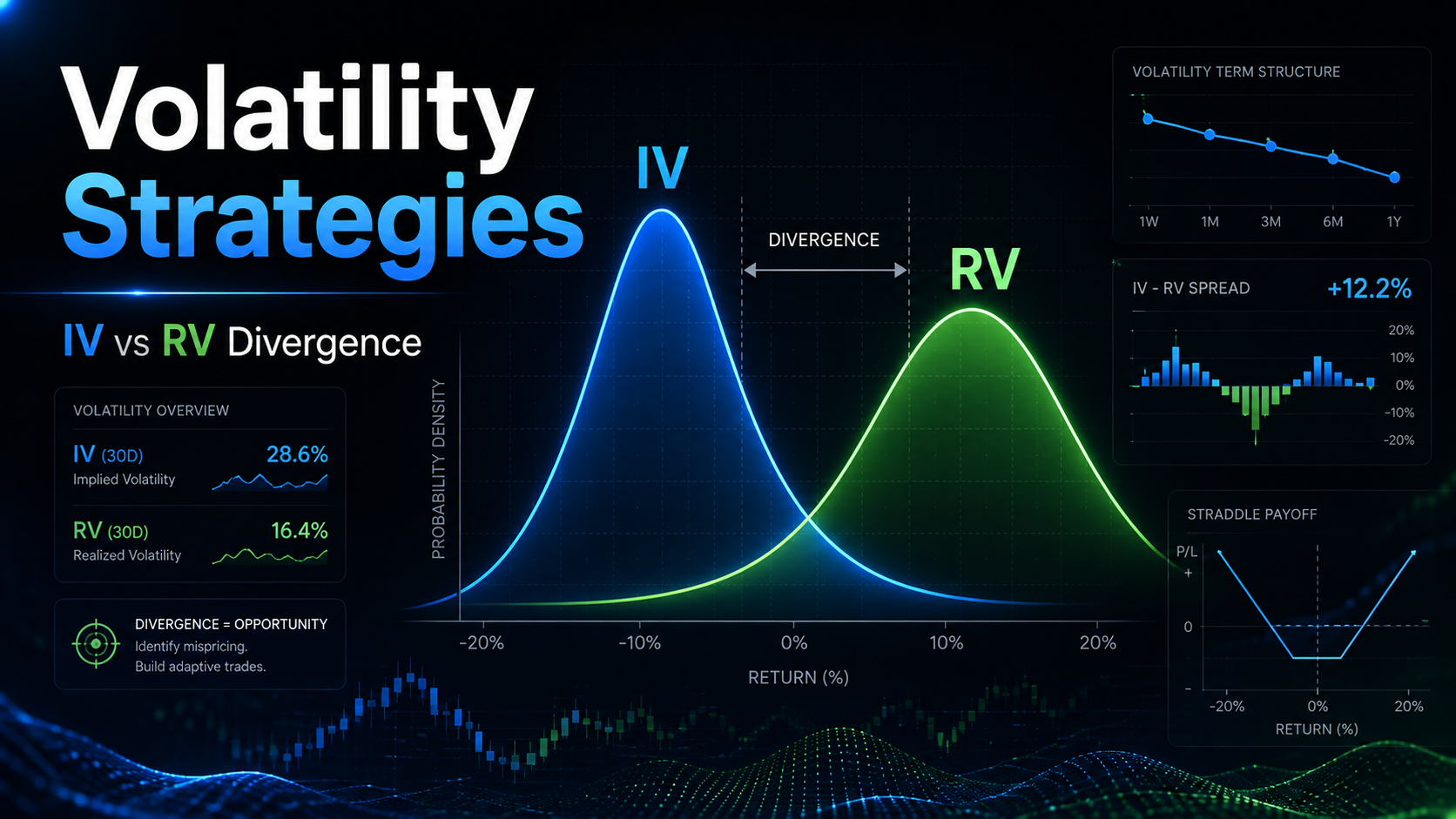 Volatility Options Strategies: Trading Implied vs. Realized Volatility